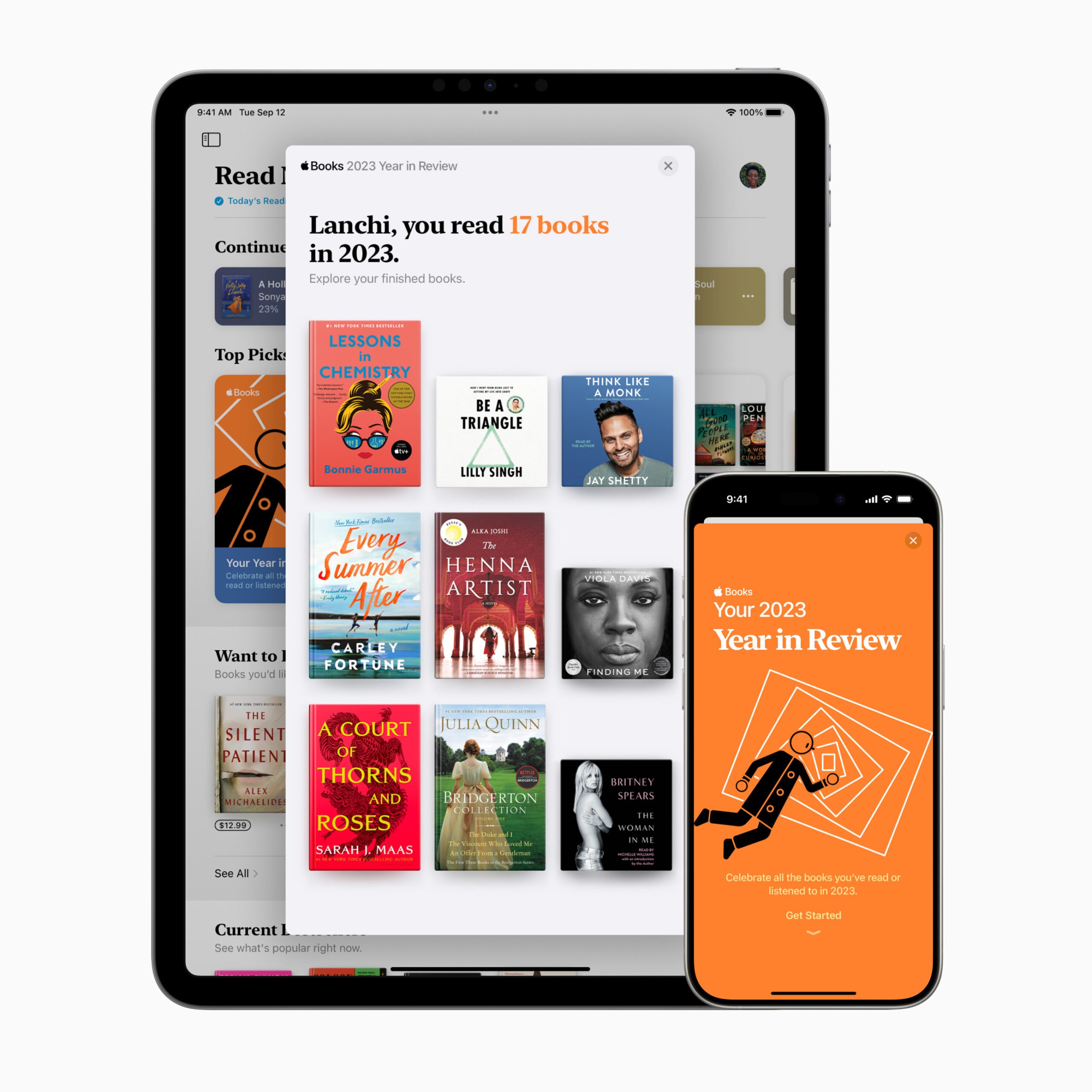 Apple Books Reveals Top Selling Books of 2023, Introduces New ‘Year in Review’ Feature