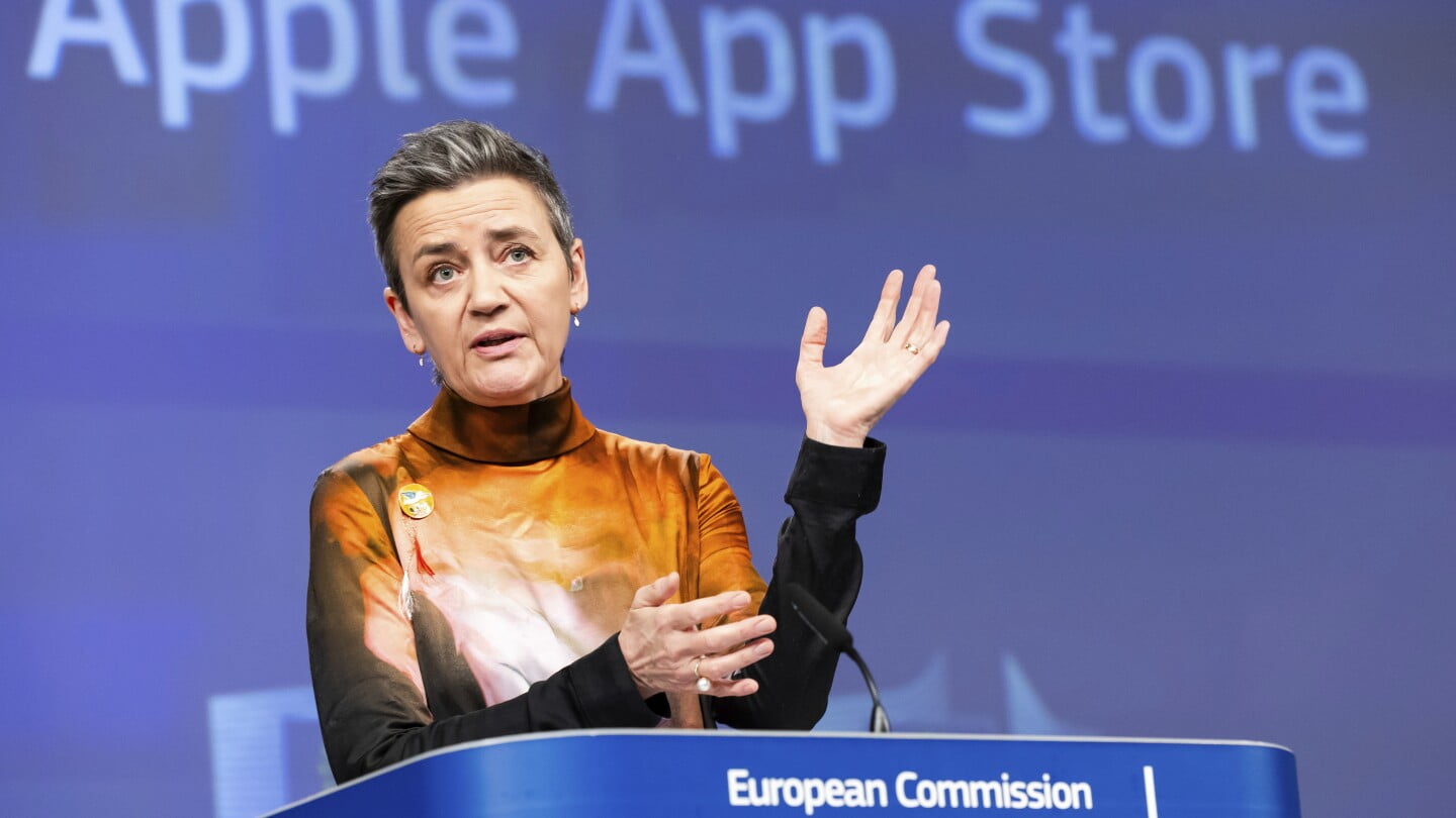 EU imposes  billion fine on Apple for antitrust violations in music streaming sector