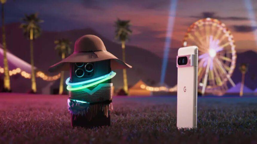 Google Pixel 8 Pro and iPhone 15 Pro Make an Appearance at Coachella Music Festival in Latest Ad